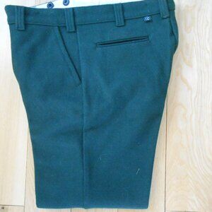 CODET WOOL PANTS-VINTAGE-GREEN-SIZE 34 X 31-NWOT